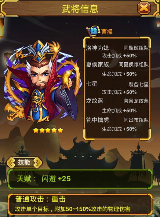武将信息