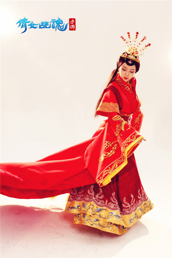 (图3:倩女幽魂手游女婚服造型)